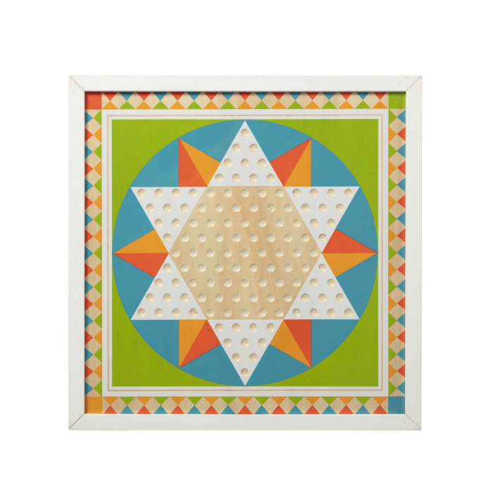 Joc de societate 2 in 1 Solitaire si Sah chinezesc - Melissa & Doug [7]