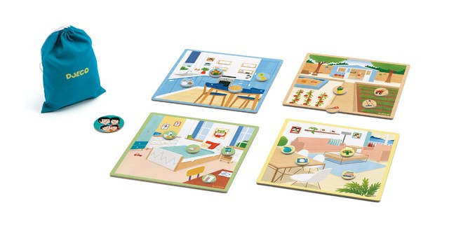 Joc de societate Djeco-Tapikekoi, Ce lipseste din casa? [3]