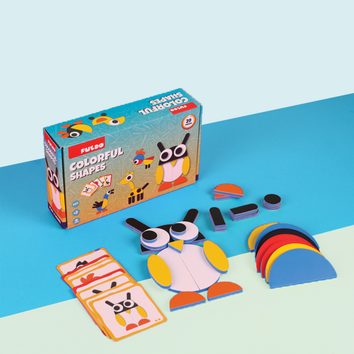 JOC DIN SPUMA EVA CU FORME COLORATE, 29 PIESE, PUEDO [5]