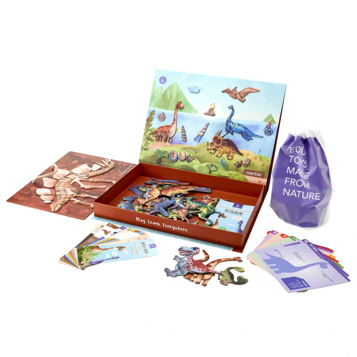 Joc educativ magnetic - Totul despre Dinozauri [2]