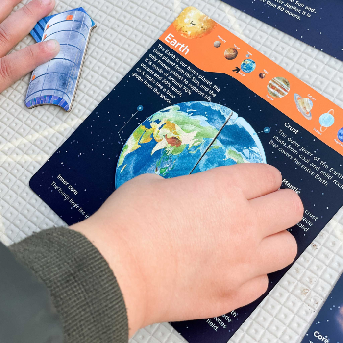 Joc educativ magnetic - Totul despre Spatiu [9]