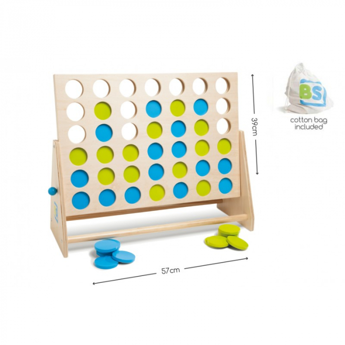 Joc gigant 4 pe un rand, BS Toys [1]