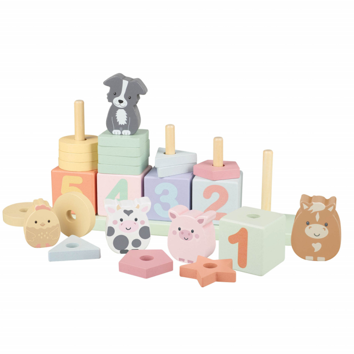 Joc Invata sa numeri cu animale de ferma, Orange Tree Toys [2]