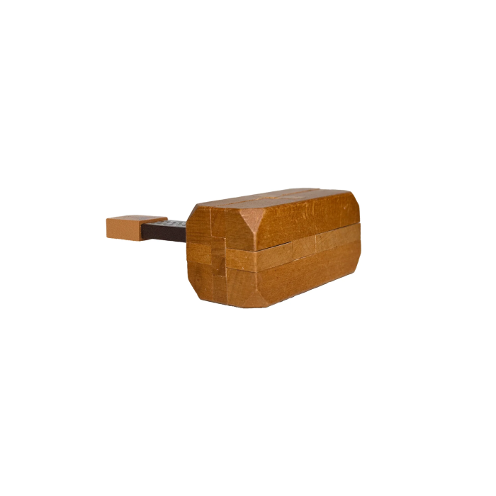 Joc logic IQ 3D din lemn, 12 piese - Thor's Hammer [4]