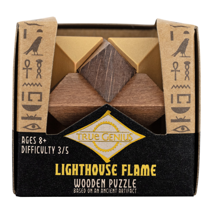 Joc logic IQ 3D din lemn - Lighthouse Flame [4]