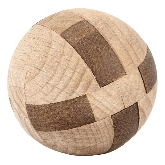 Joc logic IQ 3D din lemn, puzzle sferic - Aztec Sun Stone [2]