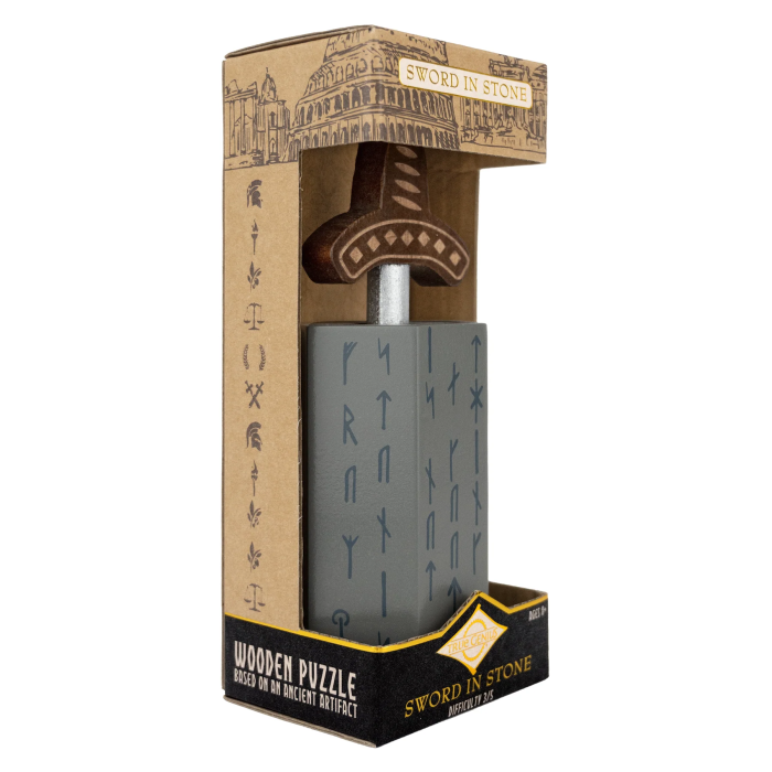Joc logic IQ 3D din lemn - Sword in the Stone [5]