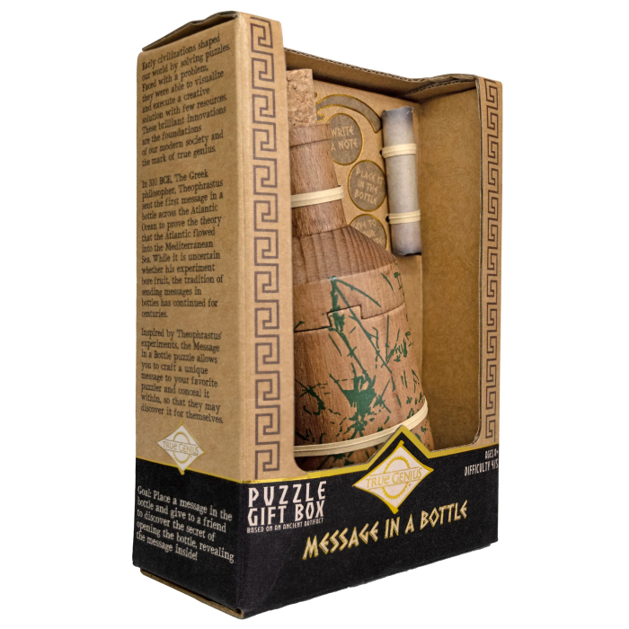 Joc logic IQ cadou cu mesaj ascuns - Message in a Bottle [7]