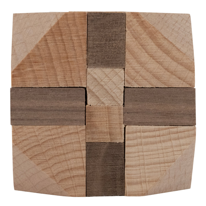 Joc logic IQ din lemn, 12 piese - Mosaic Tile [3]
