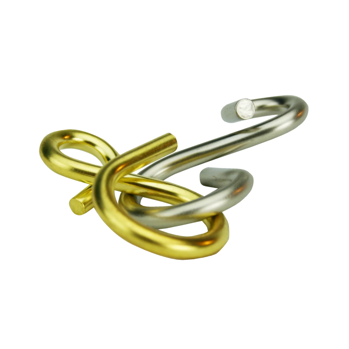 Joc logic IQ din metal - Silk Worm [2]