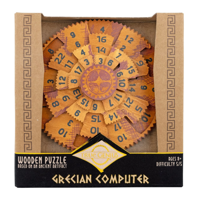 Joc logic IQ matematic cu discuri rotative - Grecian Computer [6]