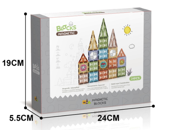 Joc magnetic  Diamond - 31 piese (7.5 cm) [2]