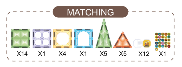 Joc magnetic  Diamond - 31 piese (7.5 cm) [3]