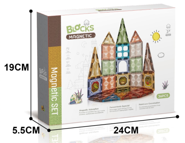 Joc magnetic  Diamond - 36 piese (7.5 cm) [2]