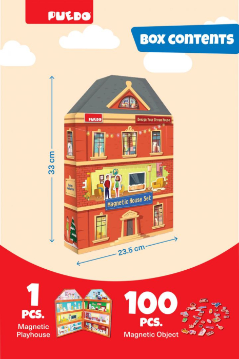 JOC MAGNETIC DIN SPUMA EVA, CONSTRUIESTE-TI CASA, PUEDO [3]