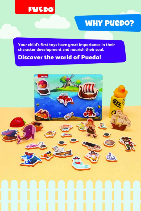 JOC MAGNETIC DIN SPUMA EVA, PIRATI, PUEDO [7]