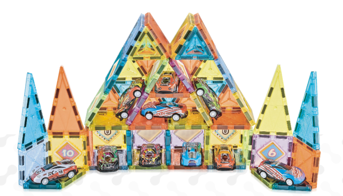 Joc magnetic - Parcarea masinutelor 88 piese (5.5 cm) [5]