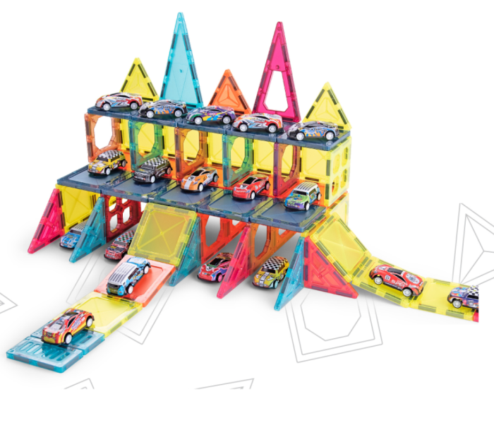 Joc magnetic - Parcarea masinutelor 94 piese (7.5 cm) [6]