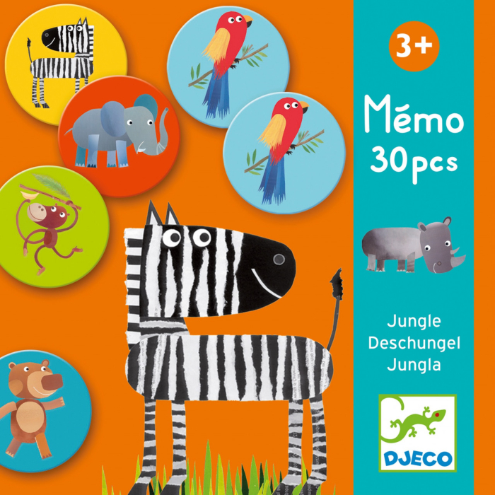 Joc memorie Djeco animale din jungla [2]