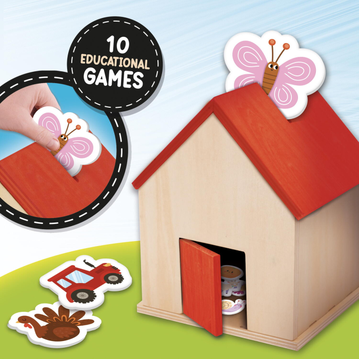 Joc Montessori din lemn - La ferma [3]