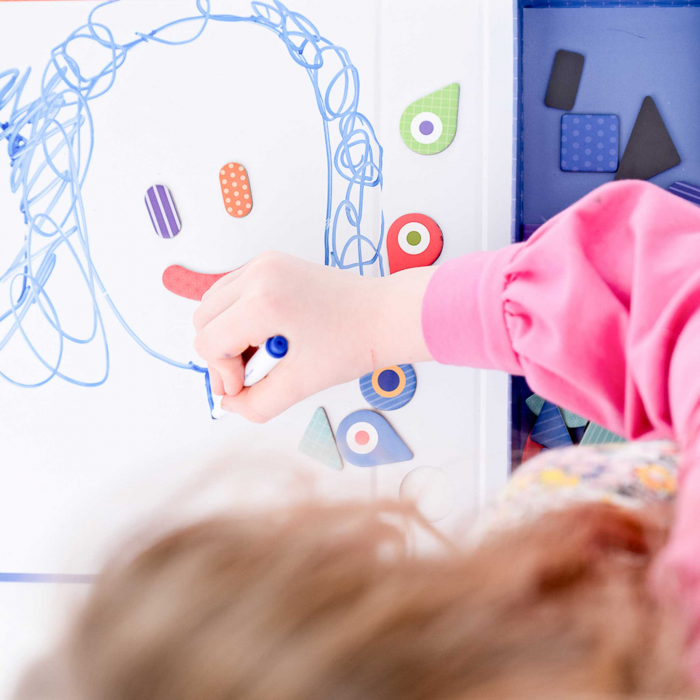 Joc puzzle magnetic de arta si asociere - Forme [6]