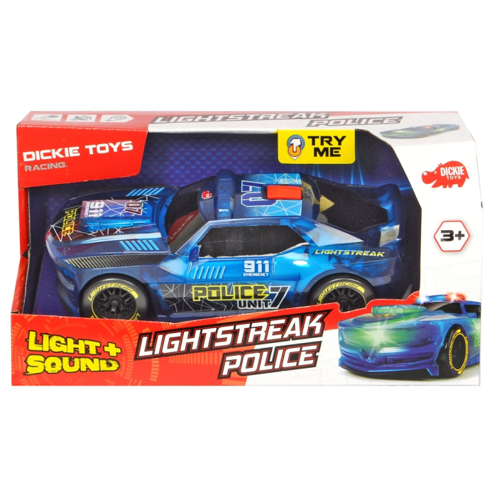 Jucarie copii Masina de politie Dickie Toys Lightstreak Police cu sunete si lumini [2]