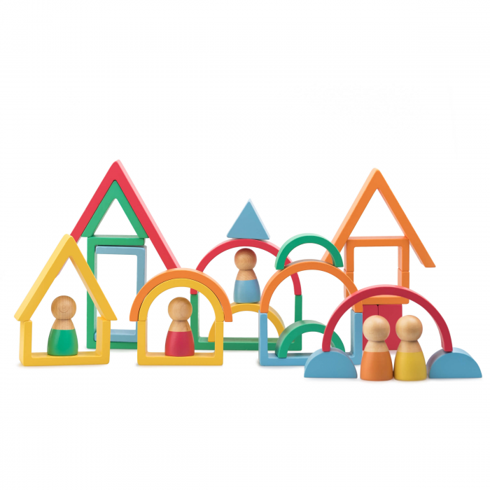 Jucarie de construit Montessori Curcubeu Kipod [3]