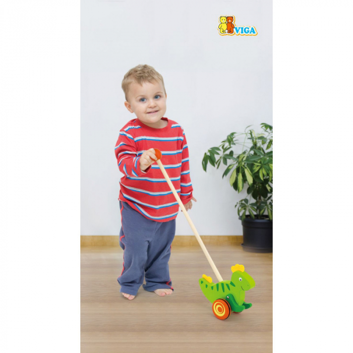 Jucarie de impins, Dinozaur, Viga [3]