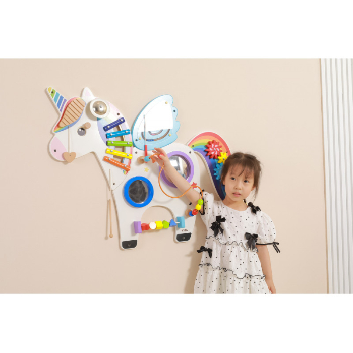 Jucarie de perete cu activitati, Unicorn, Viga [3]