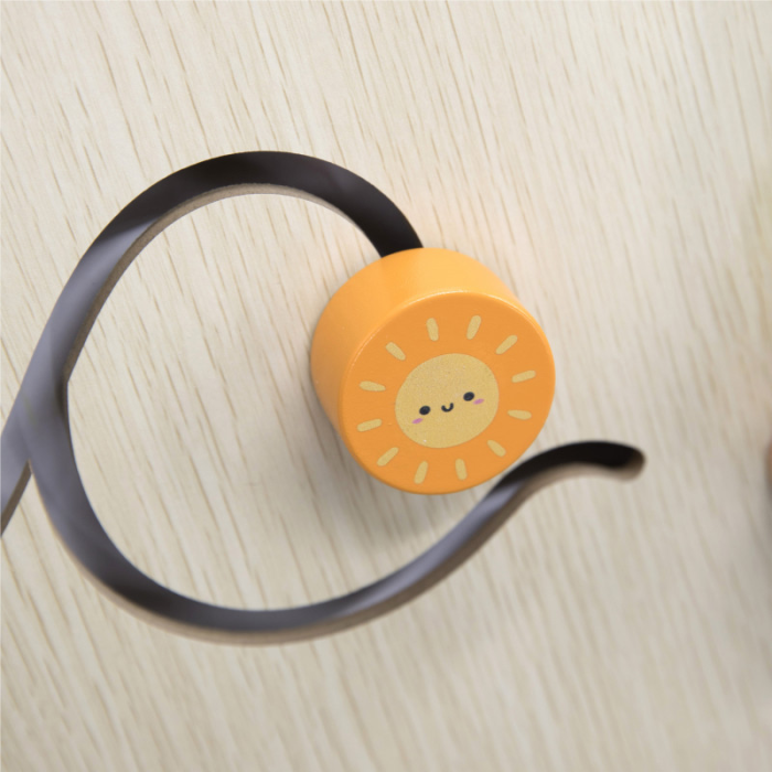 Jucarie de perete senzoriala Curcubeu cu 12 Activitati, Viga [12]