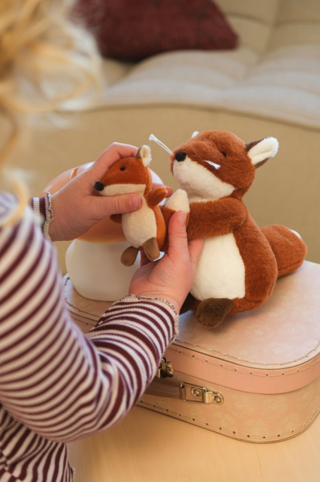 Jucarie de plus Vulpita cu pui, Egmont Toys [5]