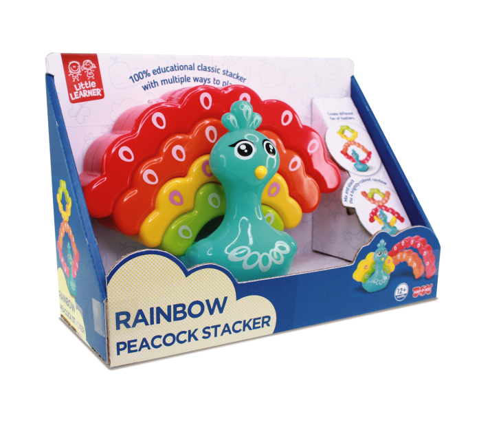 Jucarie de stivuit - Paun colorat [2]