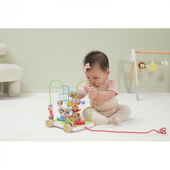 Jucarie de tras cu labirint de bile si roti dintate, Viga [5]