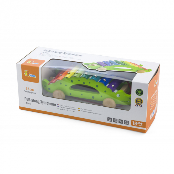 Jucarie de tras Xilofon Crocodil, Viga [3]