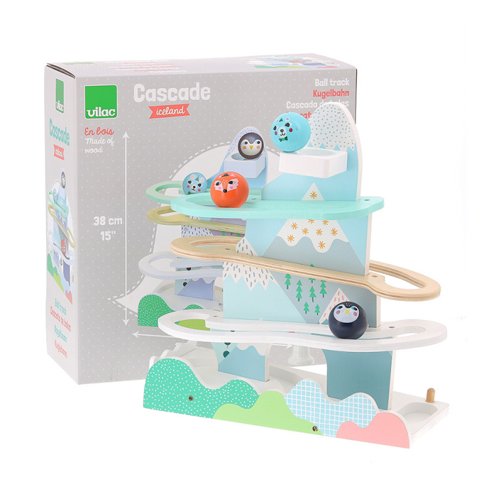 Jucarie din lemn cu bile - Cascada Iceland - Vilac [4]