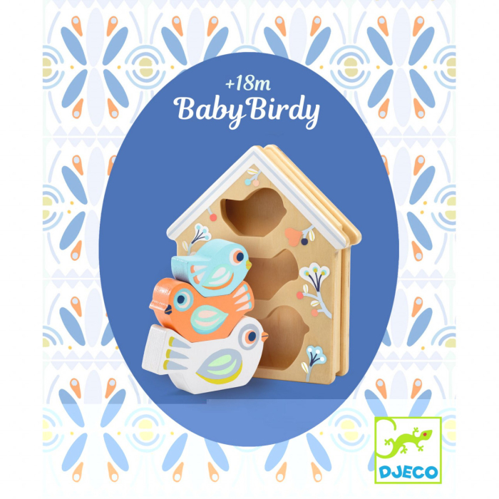 Jucarie din lemn Djeco, BabyBirdi [4]