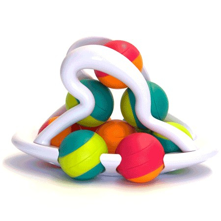 Jucarie distractiva cu bile Rollio - Fat Brain Toys [5]