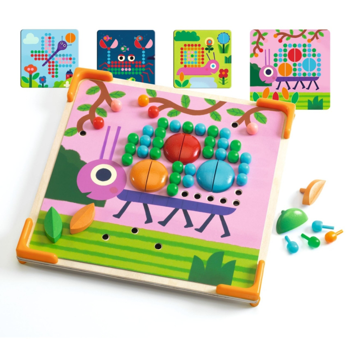 Jucarie educativa Mozaic mini animo, Djeco [2]