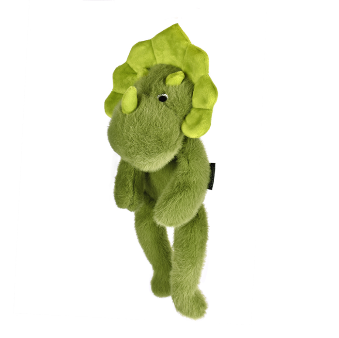 Jucarie din plus pentru relaxare si antistres - Dinozaur - magnetic, 30 cm, verde [2]
