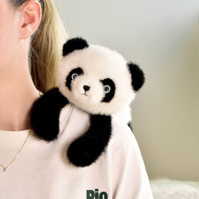 Jucarie din plus pentru relaxare si antistres - Urs Panda - magnetic, 30 cm [2]