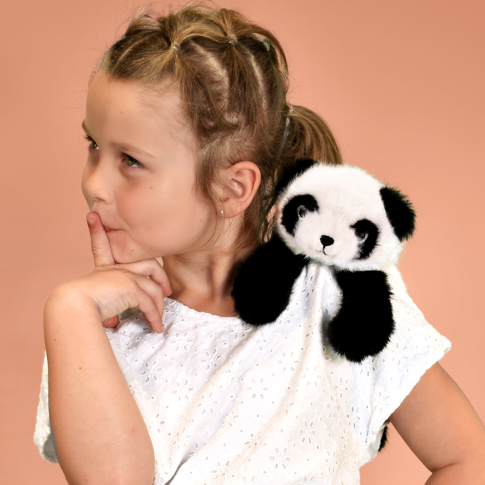 Jucarie din plus pentru relaxare si antistres - Urs Panda - magnetic, 30 cm [7]