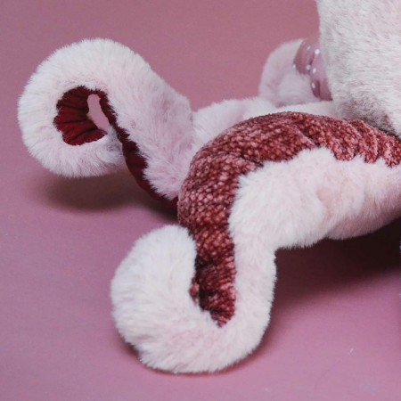 Jucarie moale din plus - Caracatita, 30 cm, roz [6]