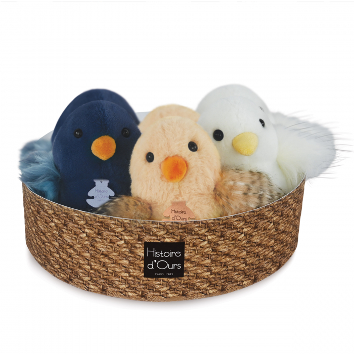 Jucarie moale din plus - pui, 15 cm [4]