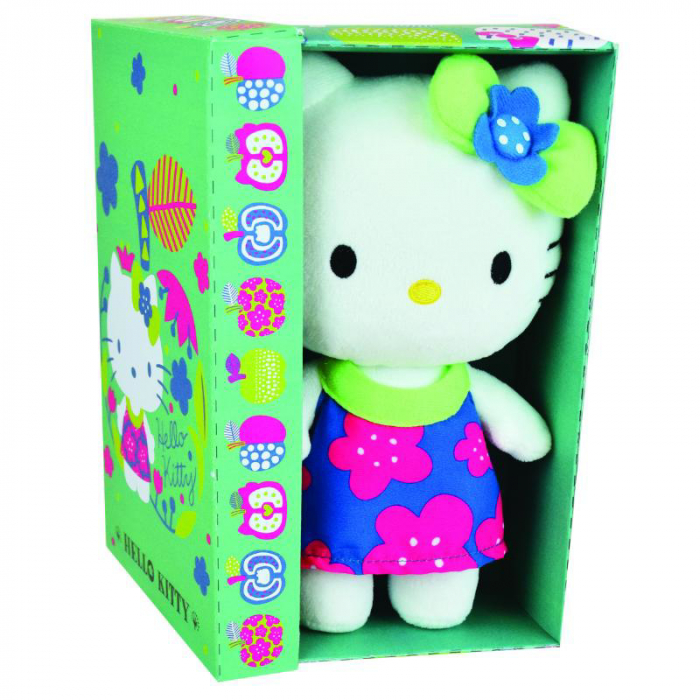 Jucarie Plus Jemini 20cm Hello Kitty Floricele Roz [4]