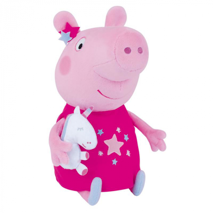 Jucarie Plus Jemini 30cm Peppa Pig Cu Mascota Unicorn [2]