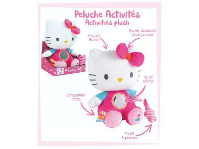 Jucarie Plus Jemini Cu Activitati 23cm Hello Kitty [6]