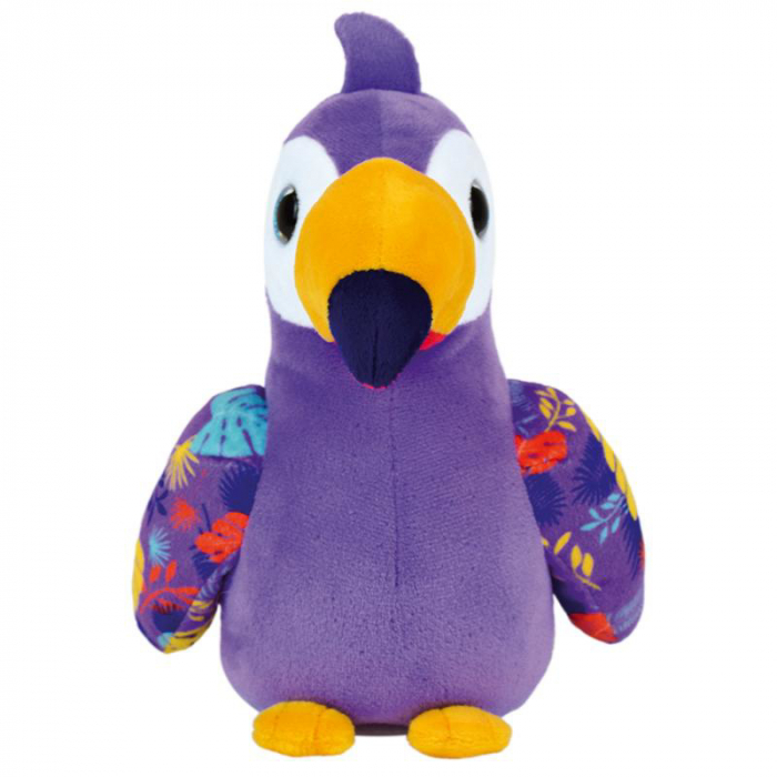 Jucarie Plus Jemini Papagal Vorbitor 20cm Mov [1]