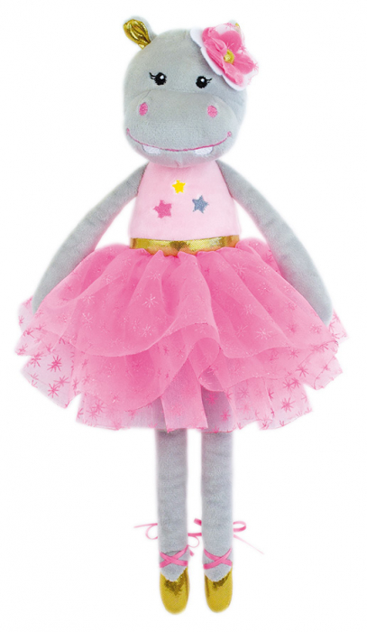 Jucarie Plus Muzicala Jemini 40cm Balerina Hipopotam [2]