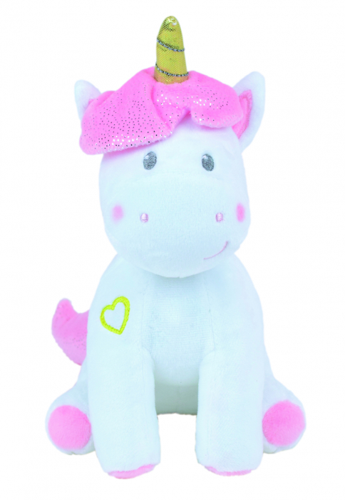 Jucarie Plus Muzicala Jemini Cu Lumini 24cm Unicorn [2]