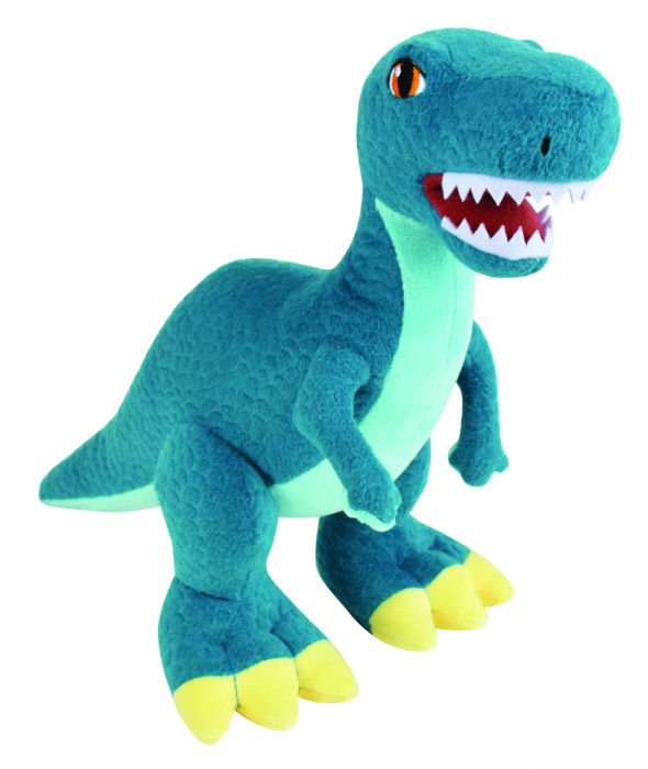 Jucarie Plus Muzicala Jemini Cu Lumini 25cm Velociraptor [2]